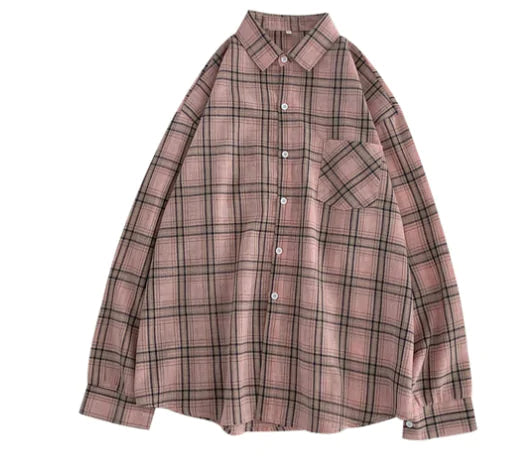 Women Shirt Plaid Female Oversize Blouse Vivareflex Online