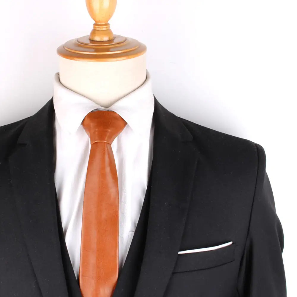 Polyurethane Leather Ties For Men Vivareflex Online