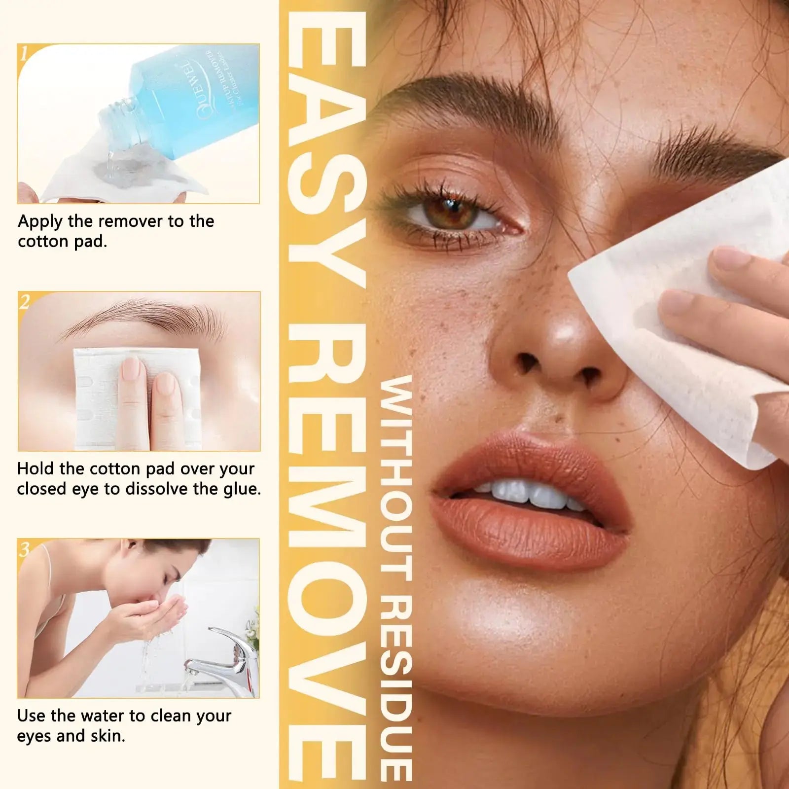 QUEWEL Cluster Lash Glue for DIY Lash_Vivareflex_Online