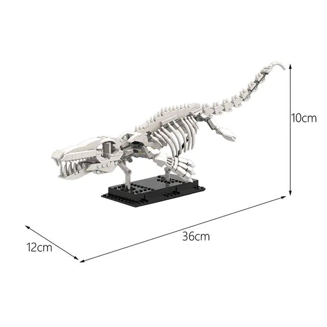 Blocs de construction fossiles de dinosaures du Jurassique, jouet éducatif