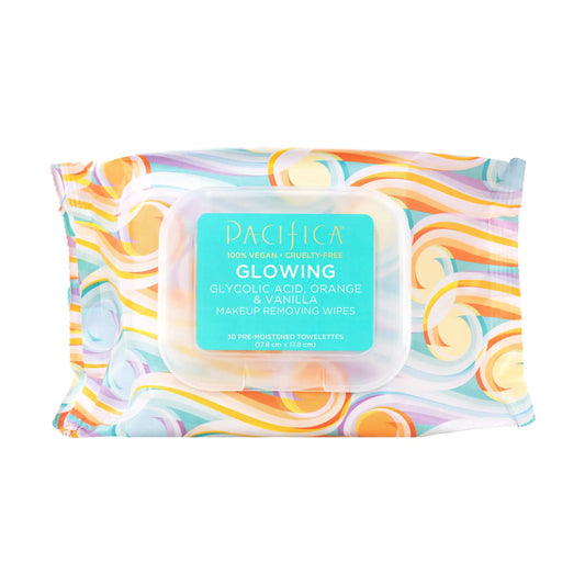 Pacifica Beauty Glowing Makeup Remover Wipes – Gentle, Vegan, & Cruelty-Free - Vivareflex Online