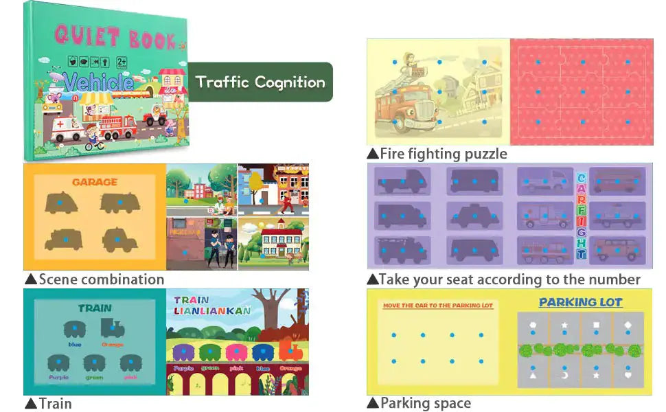 Quiet Book for Cognitive Development – Nurture, Learn, and Explore - Vivareflex Online
