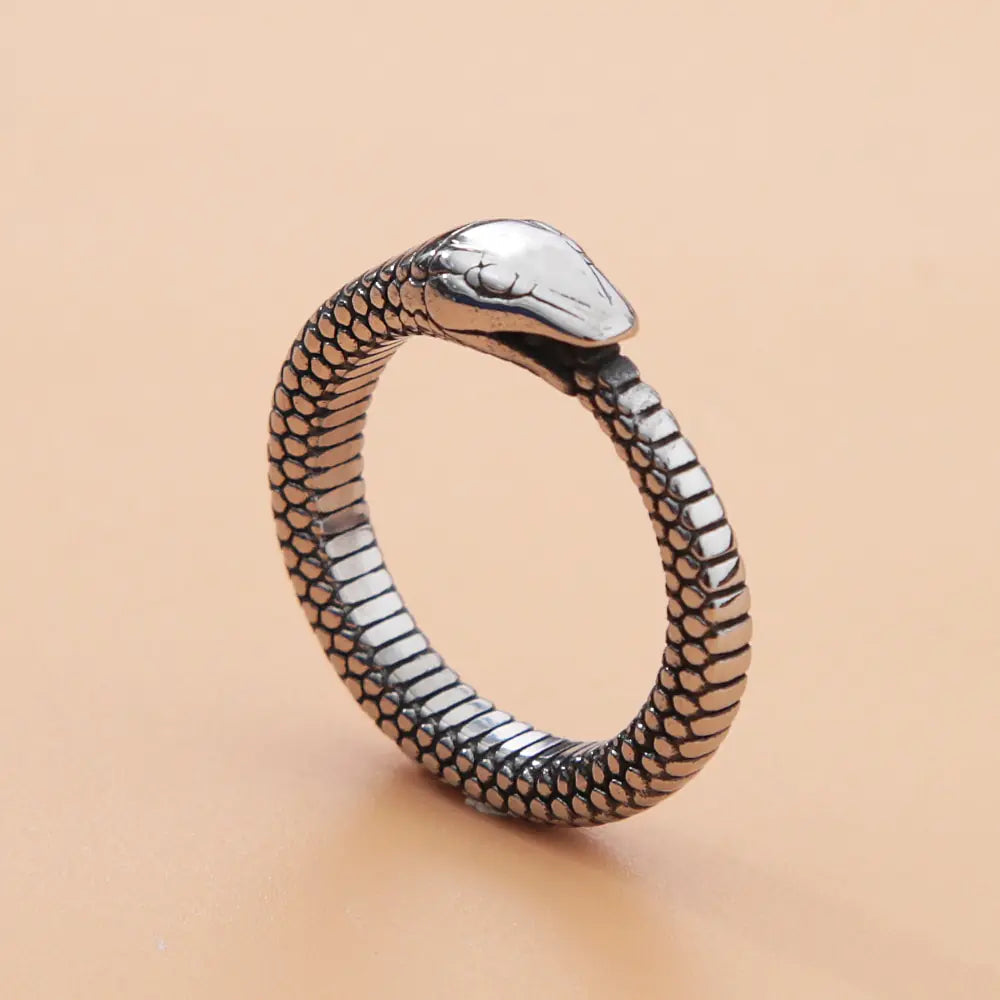 Retro Norse Mythology Men Ouroboros Ring Vivareflex Online