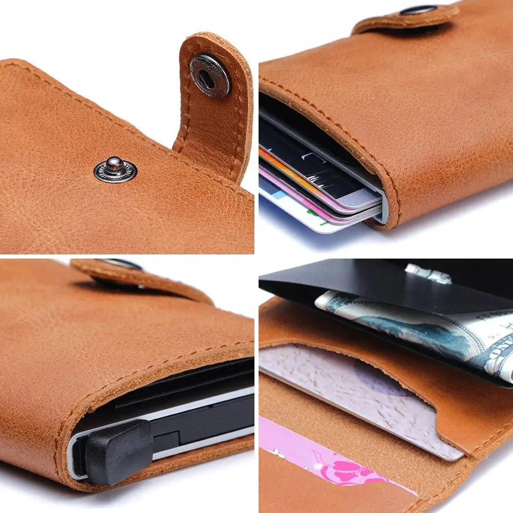 RFID Blocking Men Wallet ID Card Holder Vivareflex Online