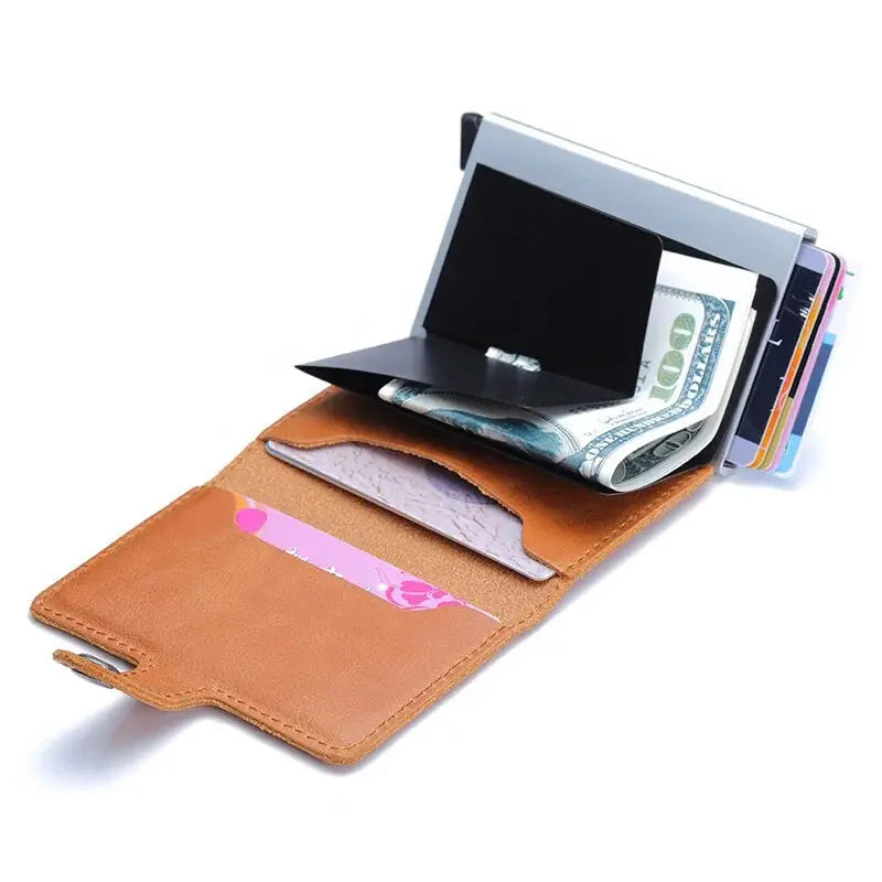 RFID Blocking Men Wallet ID Card Holder Vivareflex Online
