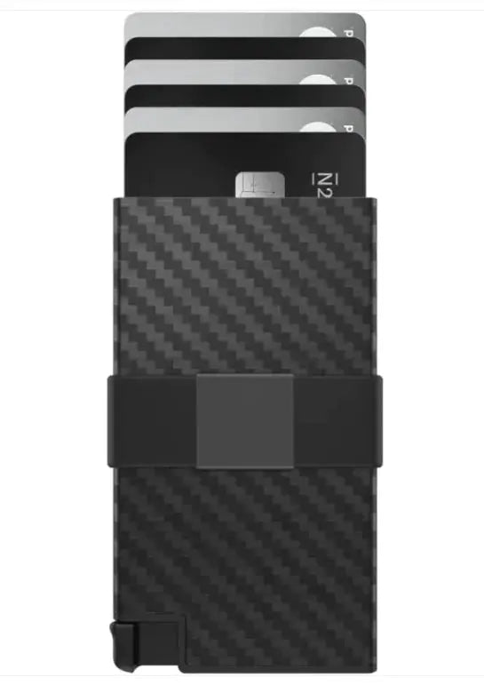RFIDGuard: Premium Leather & Metal Anti-Theft Card Holder for Men Vivareflex Online