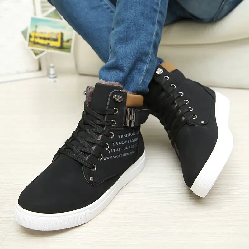 Hot Men Shoes Fashion Warm Fur Winter Men Boots Vivareflex Online