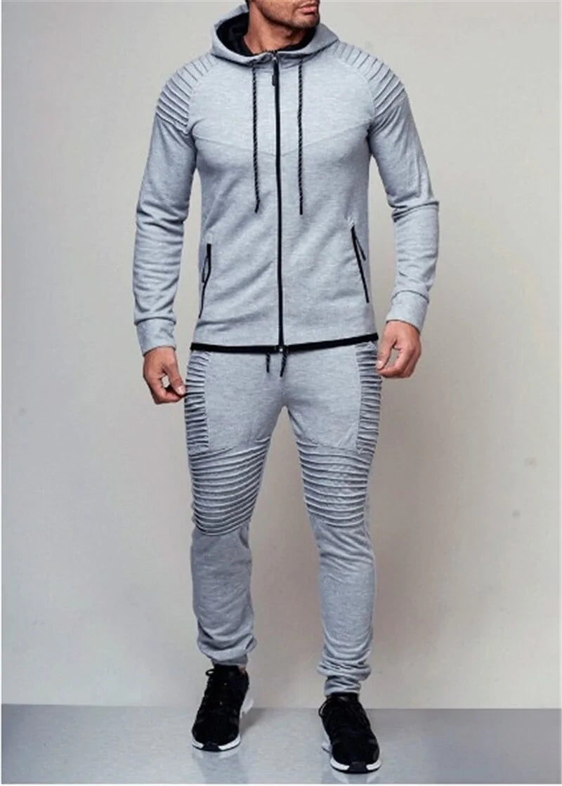 2 Pieces Autumn Running Tracksuit Men Vivareflex Online