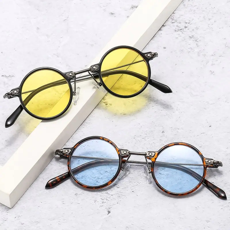 ZLY 2022 New Fashion Round Sunglasses Women Men PC Lens Vivareflex Online