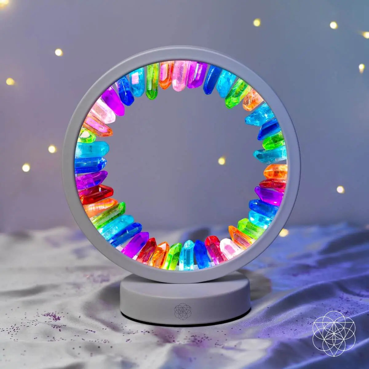Rainbow After the Storm - Clear Quartz Lamp of Hope Conscious Items