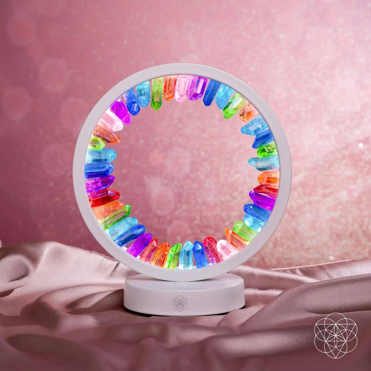 Rainbow After the Storm - Clear Quartz Lamp of Hope Conscious Items