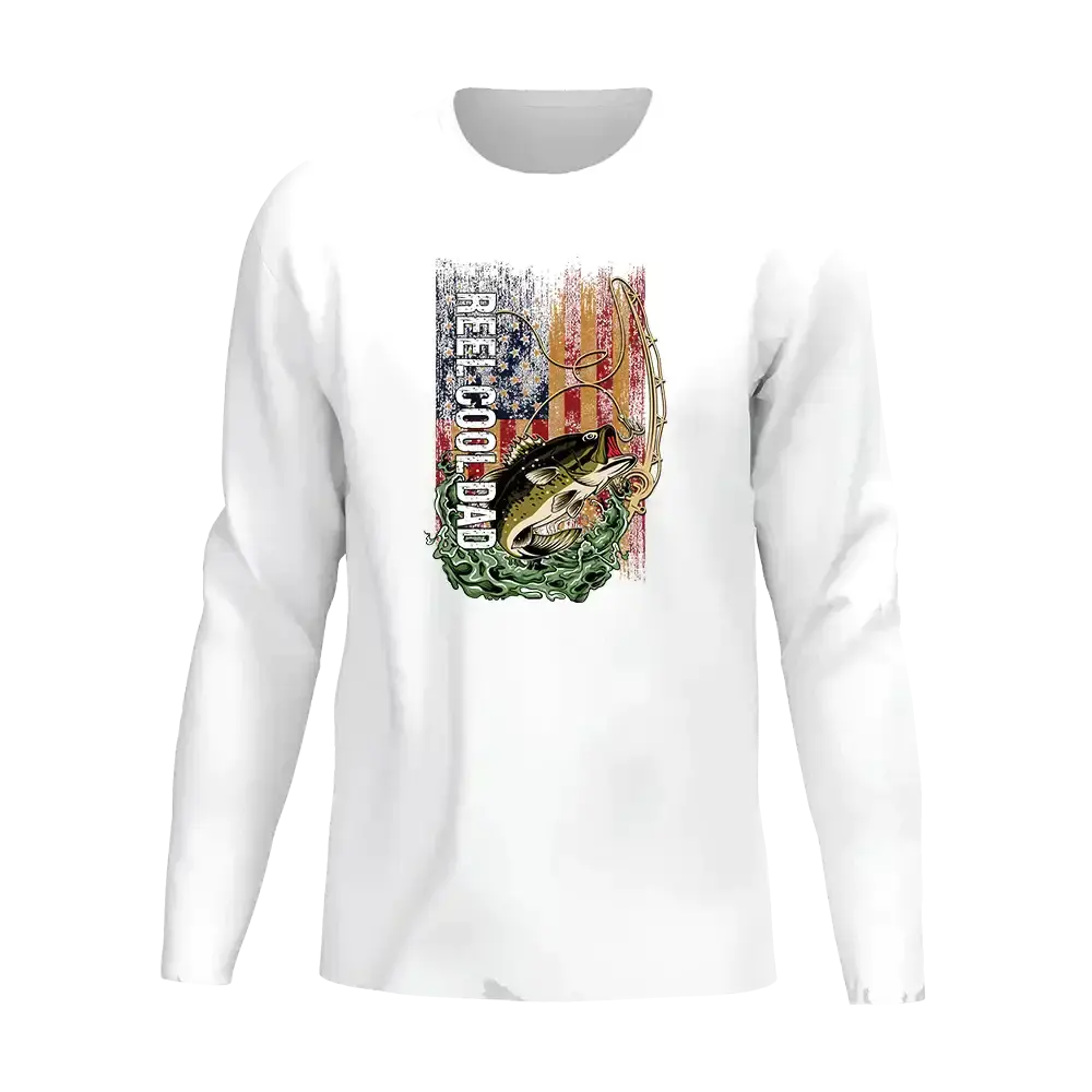 Reel Cool Dad Men Long Sleeve Shirt Vivareflex Online
