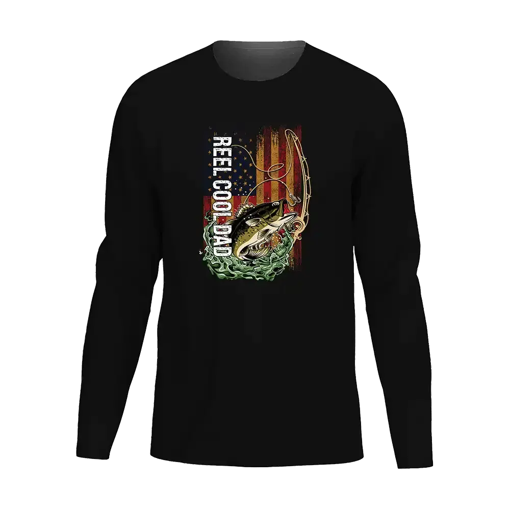 Reel Cool Dad Men Long Sleeve Shirt Vivareflex Online