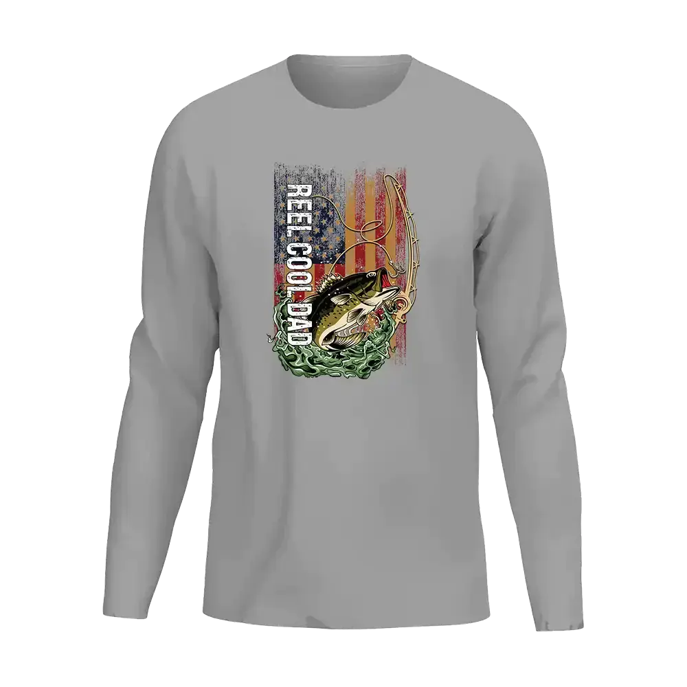 Reel Cool Dad Men Long Sleeve Shirt Vivareflex Online