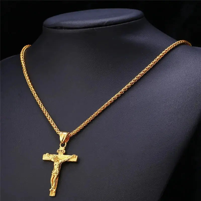 Religious Jesus Cross Necklace for Men Vivareflex Online
