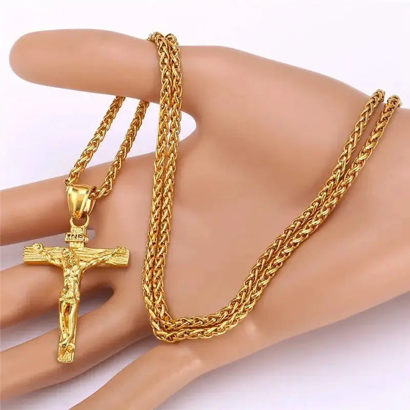 Religious Jesus Cross Necklace for Men Vivareflex Online