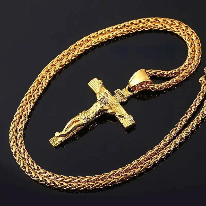 Religious Jesus Cross Necklace for Men Vivareflex Online