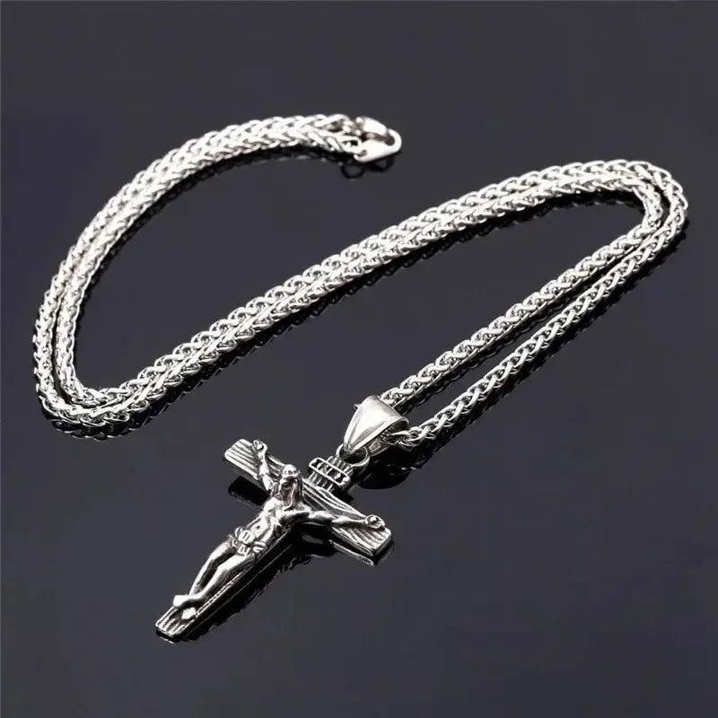 Religious Jesus Cross Necklace for Men Vivareflex Online
