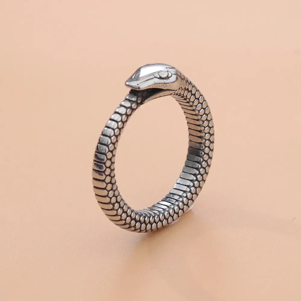 Retro Norse Mythology Men Ouroboros Ring Vivareflex Online