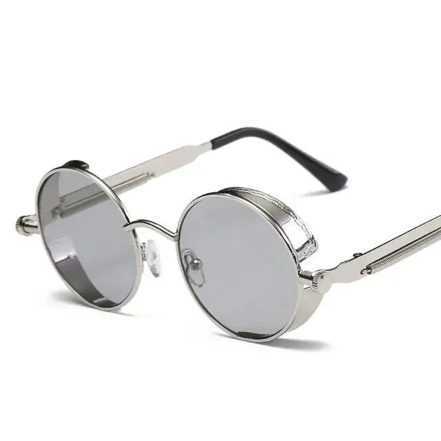 Men Retro Round Sunglasses Vivareflex Online