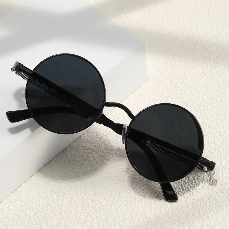 Men Retro Round Sunglasses Vivareflex Online