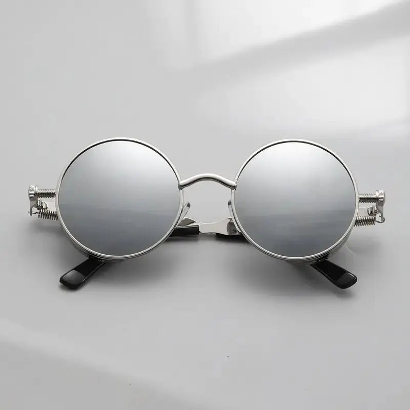 Men Retro Round Sunglasses Vivareflex Online
