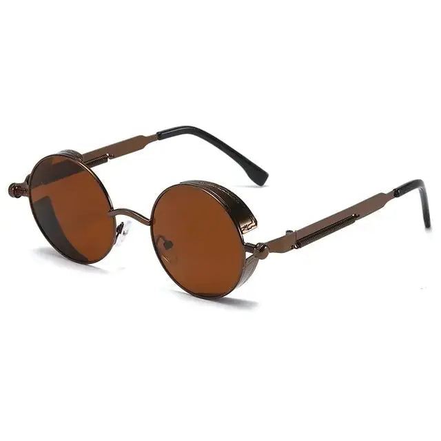 Men Retro Round Sunglasses Vivareflex Online