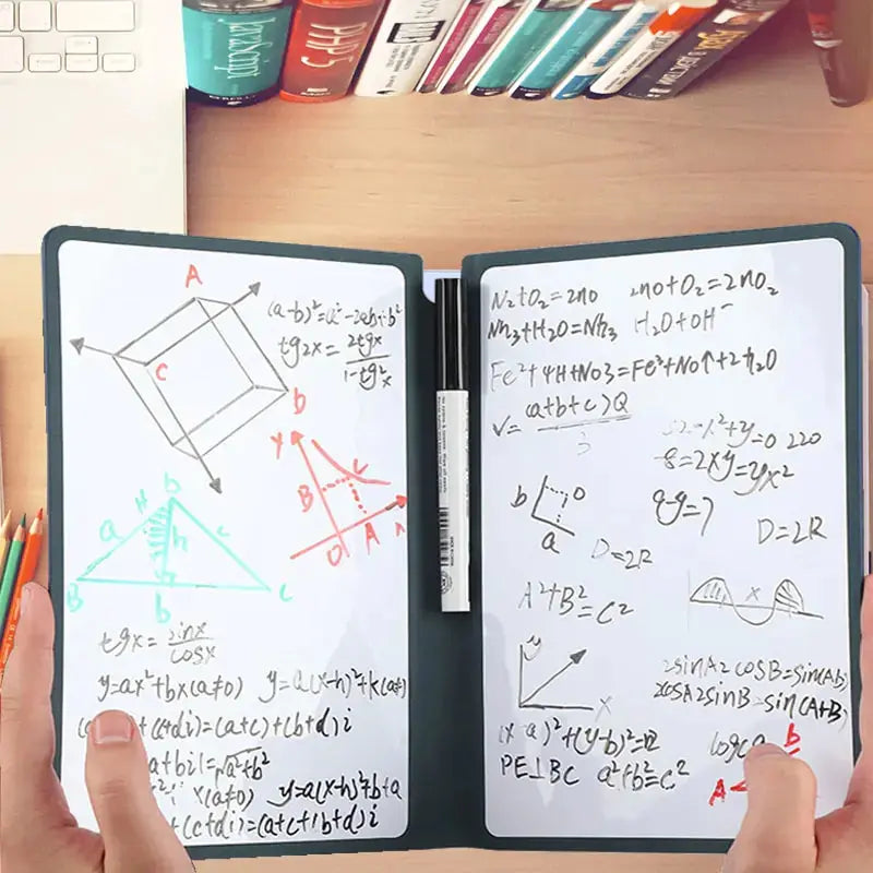 Reusable Whiteboard Notebook Leather Memo - Vivareflex Online