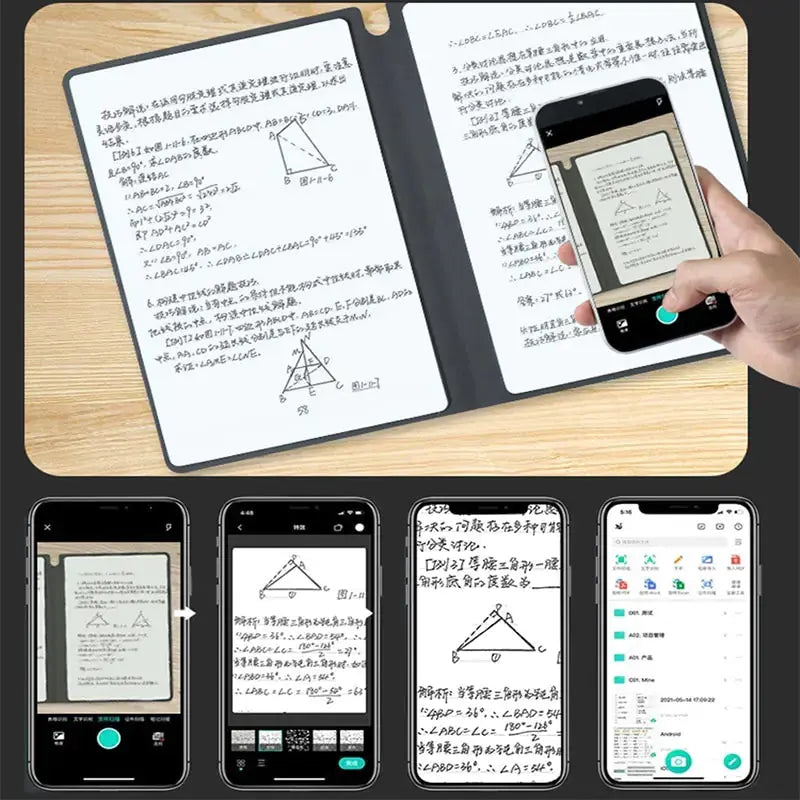 Reusable Whiteboard Notebook Leather Memo - Vivareflex Online