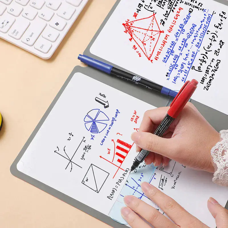 Reusable Whiteboard Notebook Leather Memo - Vivareflex Online