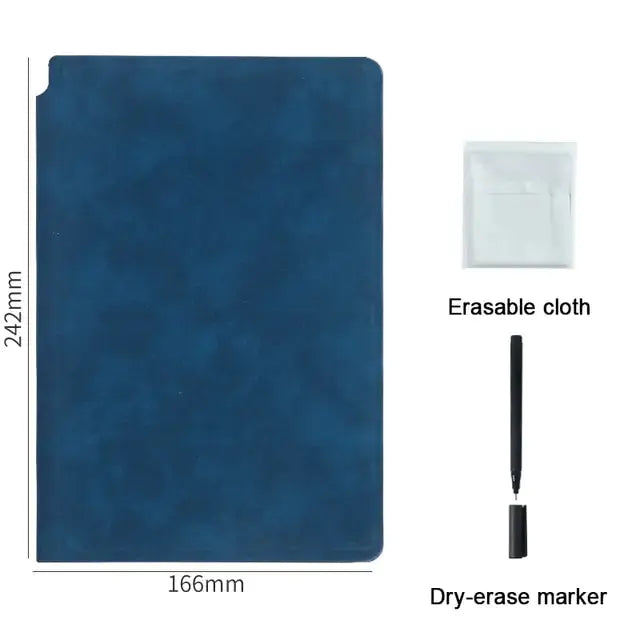Reusable Whiteboard Notebook Leather Memo - Vivareflex Online