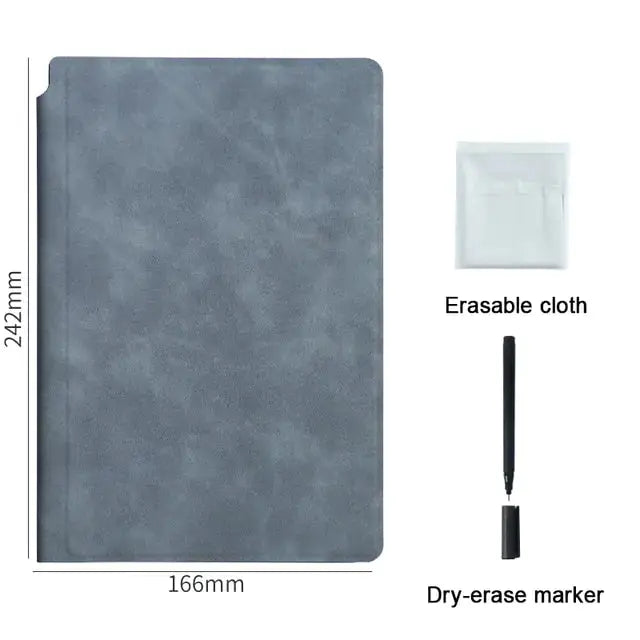 Reusable Whiteboard Notebook Leather Memo - Vivareflex Online