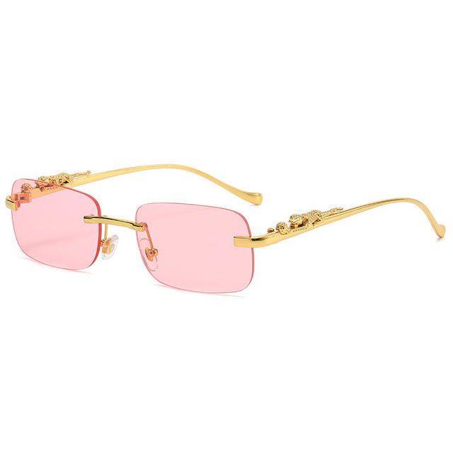 Rimless Square Sunglasses Protection_Vivareflex_Online