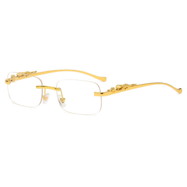 Rimless Square Sunglasses with UV Lenses_Vivareflex_Online