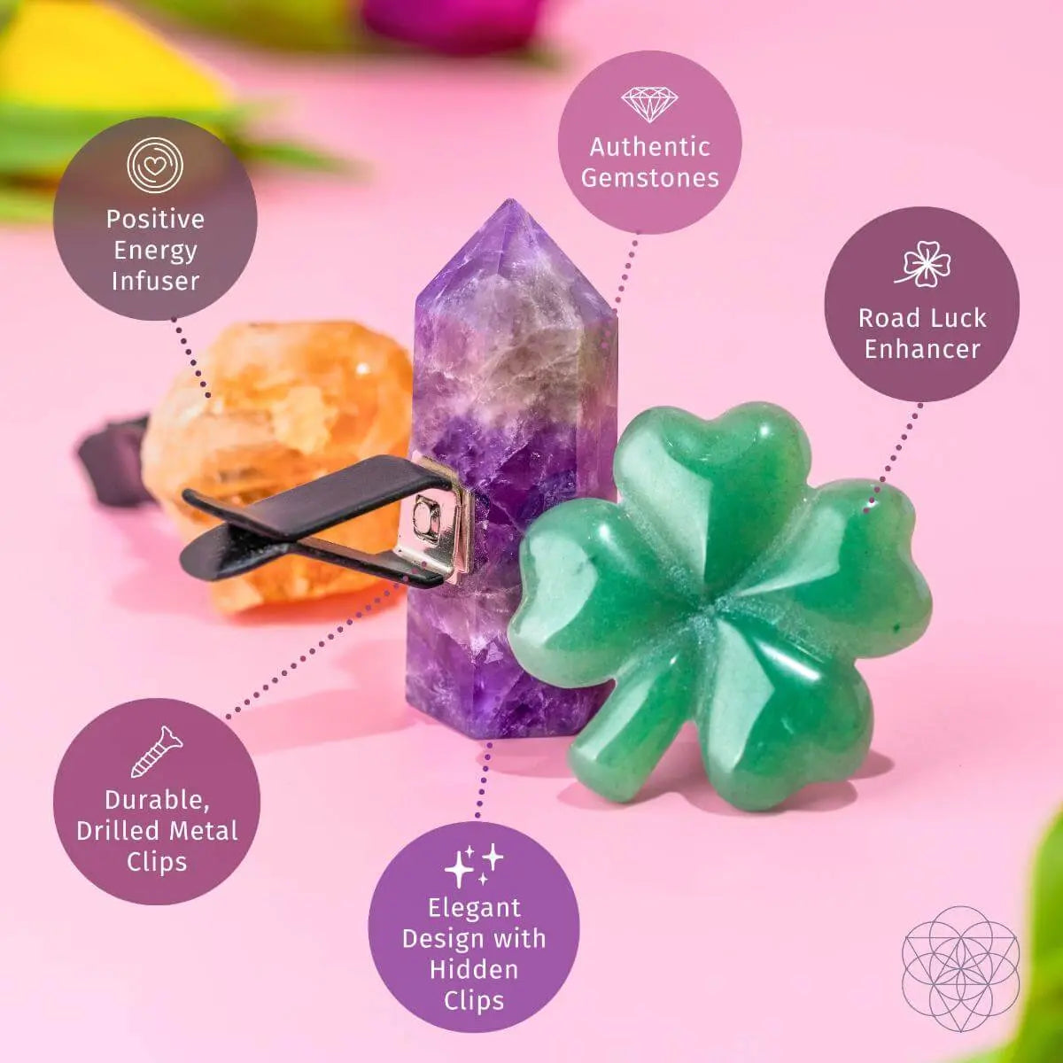 Road Guardians - Lucky Car Crystal Kit Conscious Items