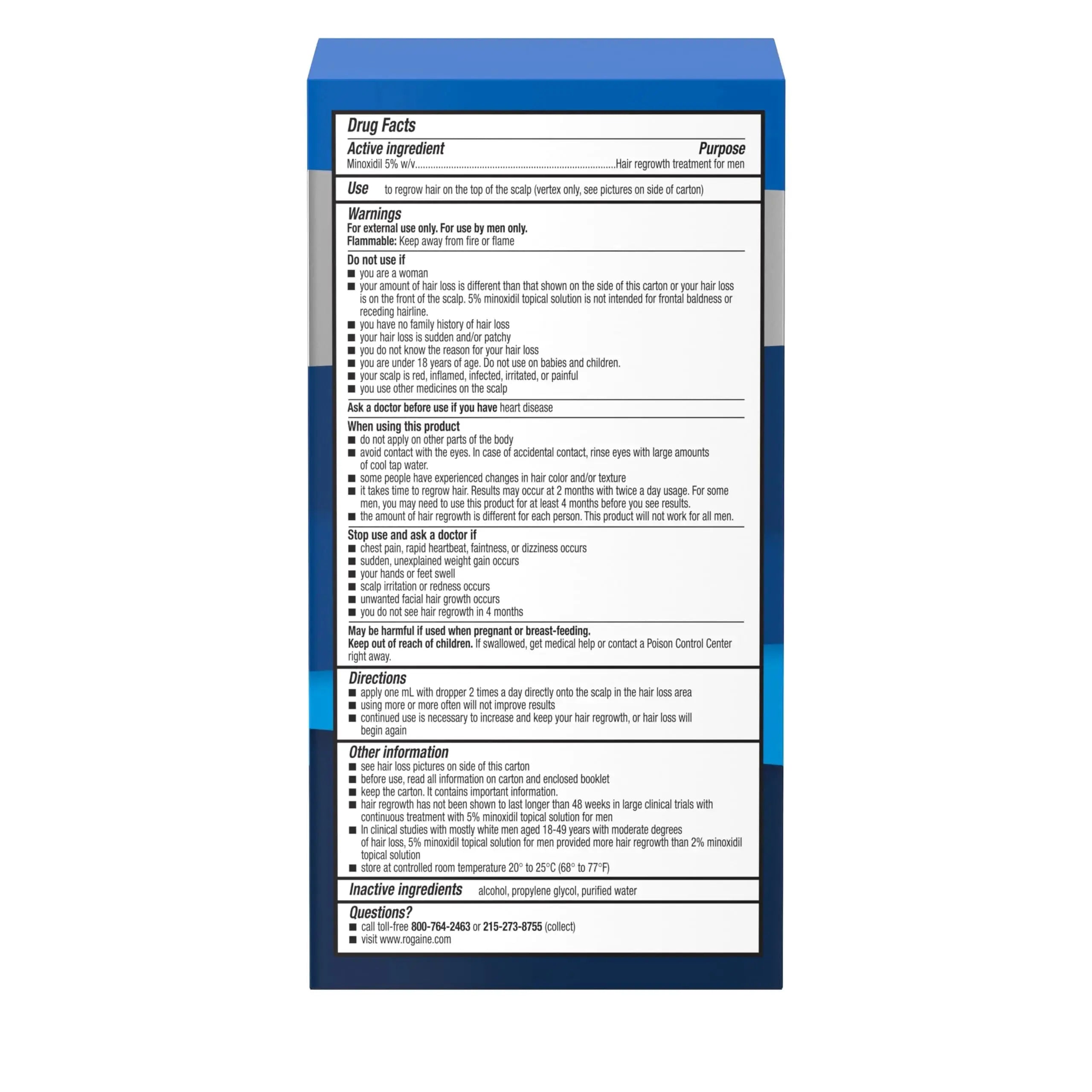 Rogaine Extra Strength Minoxidil Solution - Vivareflex Online