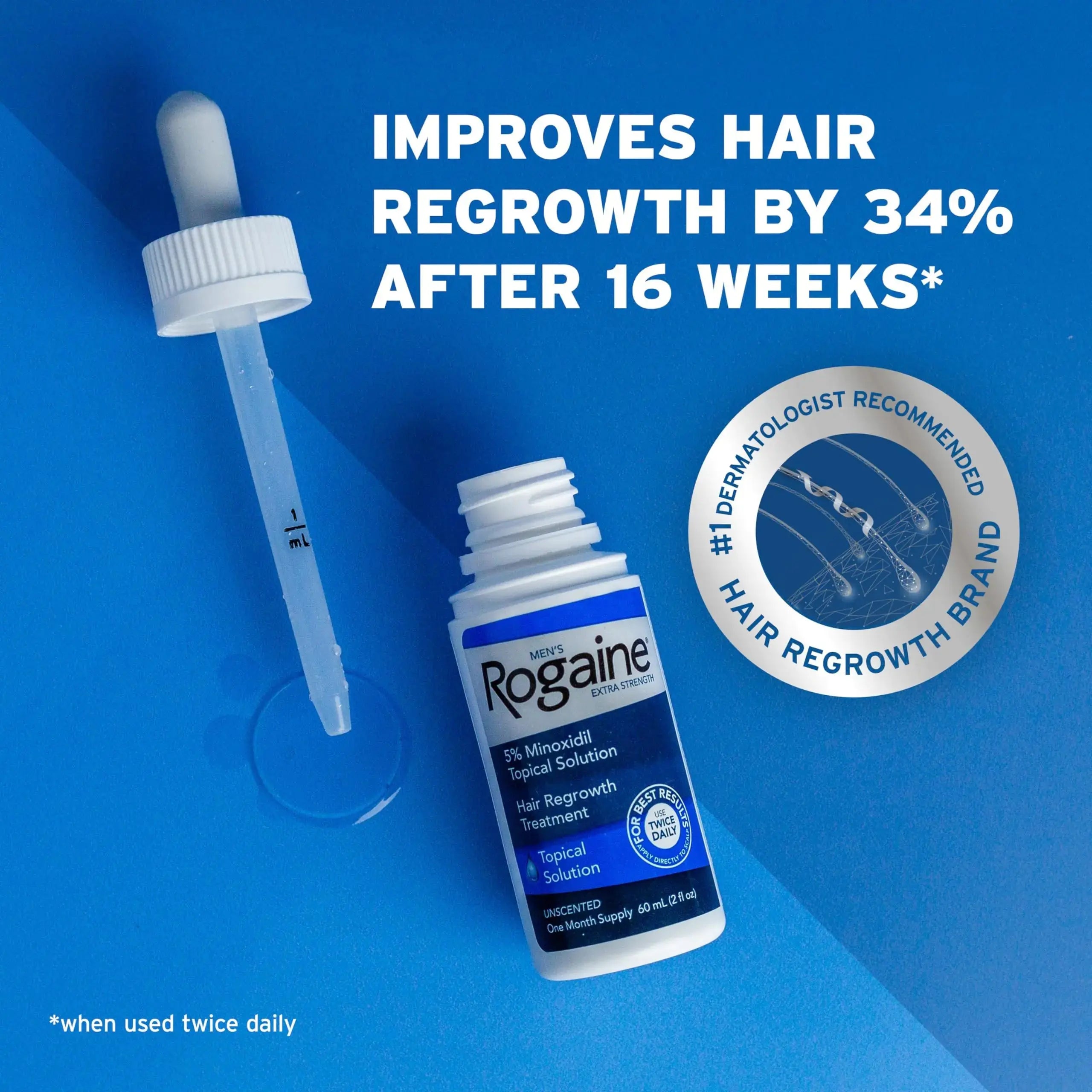 Rogaine Extra Strength Minoxidil Solution - Vivareflex Online