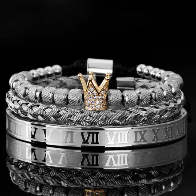 Roman Royal Charm Men Bracelets Stainless Steel Vivareflex Online