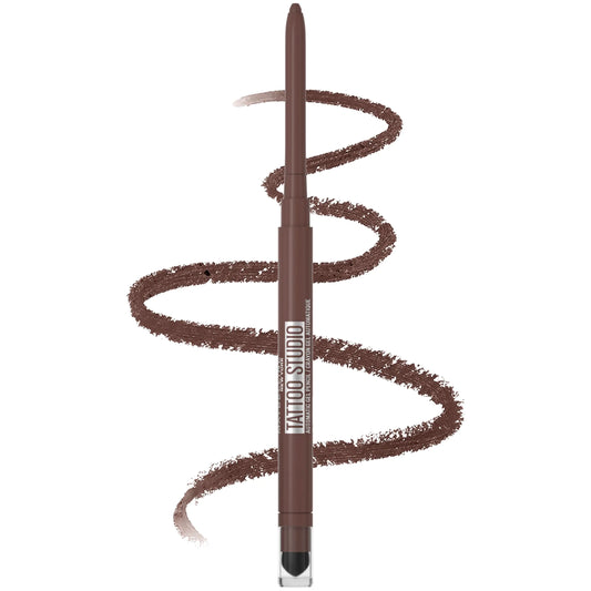 Maybelline Tattoo Studio Automatic Gel Pencil Waterproof Eyeliner - Blendable, Smudge Resistant