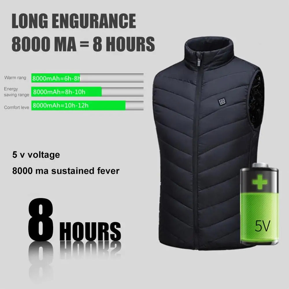 Men Outdoor USB Infrared Heating Vest Vivareflex Online