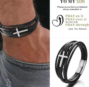 Rugged Men's Leather Bangles Vivareflex Online