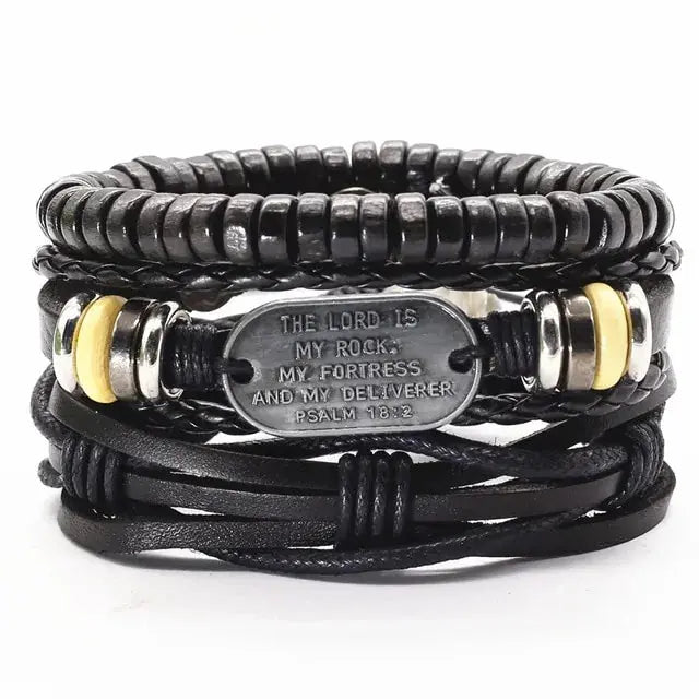 Rugged Men's Leather Bangles Vivareflex Online