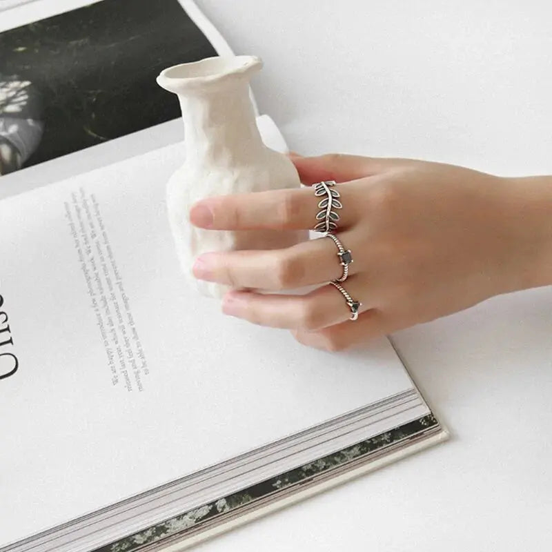 S925 Sterling Silver Adjustable Ring: Fashionable Retro Charm for Men and Women Vivareflex Online