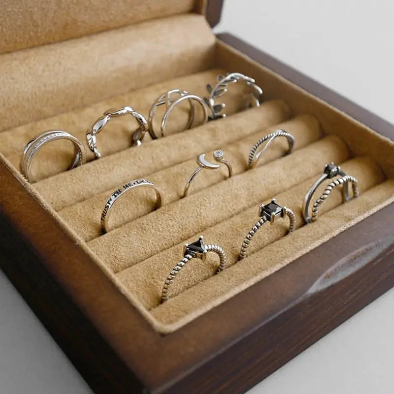 S925 Sterling Silver Adjustable Ring: Fashionable Retro Charm for Men and Women Vivareflex Online