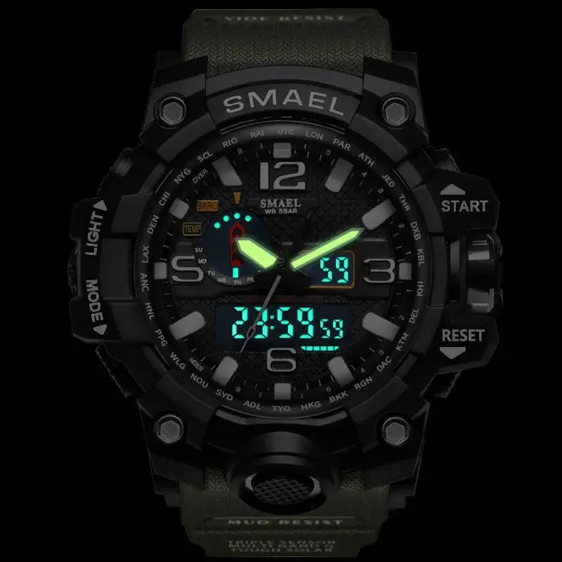 SMAEL Brand Men Sports Watches Dual Display Vivareflex Online