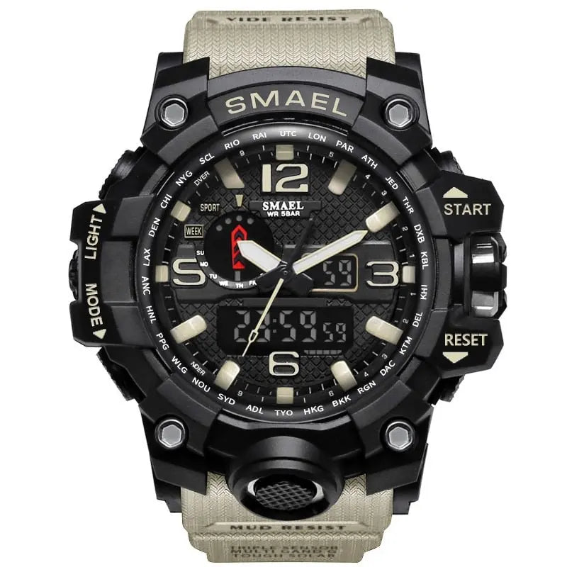 SMAEL Brand Men Sports Watches Dual Display Vivareflex Online