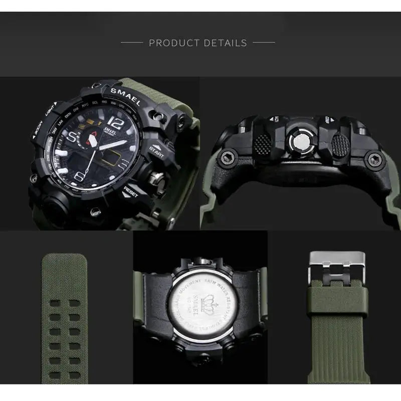 SMAEL Brand Men Sports Watches Dual Display Vivareflex Online