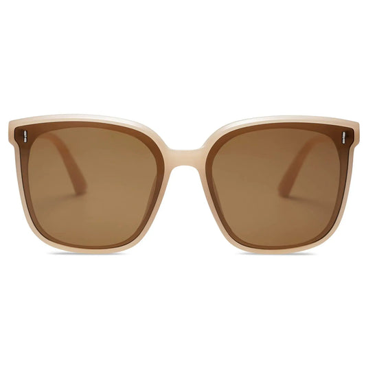 SOJOS Trendy Oversized Sunglasses for Women and Men Brown/Brown - Vivareflex Online