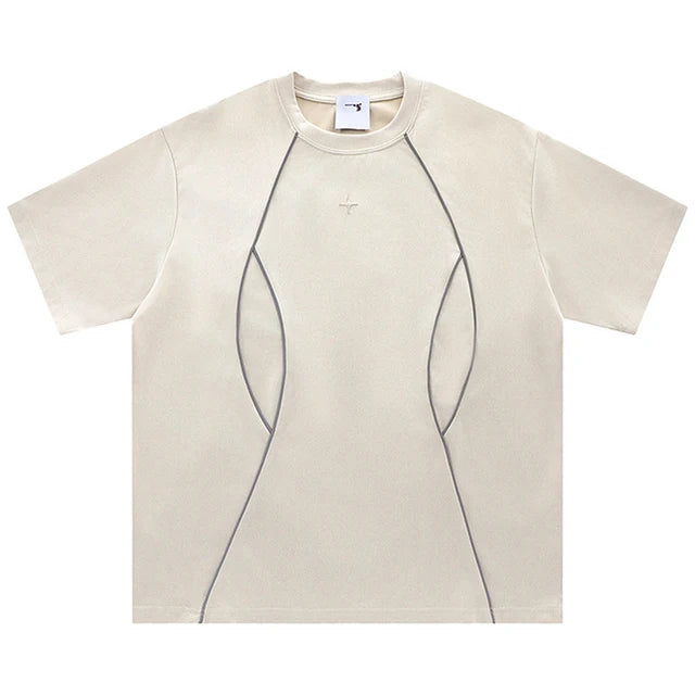 Men Suede Tshirt Reflective Striped Vivareflex Online