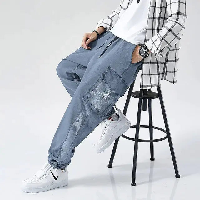 Jeans Men Loose Joggers Vivareflex Online